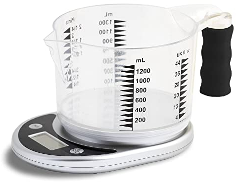Ravencourt Living TDS001 Talking Kitchen Scale with Easy to See Jug