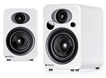 Steljes Ns3 White Active Bluetooth Speakers (Pair)