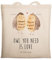 Mr. & Mrs. Panda Tragetasche Eulen Liebe - Geschenk, Pärchen, romantisch, Liebesgeschenk, Einkaufstüte, Wortspiel lustig, Stofftasche, Freund, All