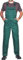 ProWear Arbeitslatzhose Herren Arbeitshose Latzhose, Grün, Gr.- L