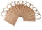 ewtshop® 24 Geschenktüten mit Henkel, Geschenktaschen aus braunem Kraftpapier, Naturpapier, 24 Geschenktüten in einem Set
