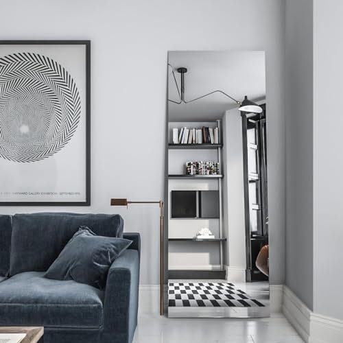 Wandspiegel Kristallspiegel Badspiegel polierte Kante in 5mm Stärke (100 x 60 cm)