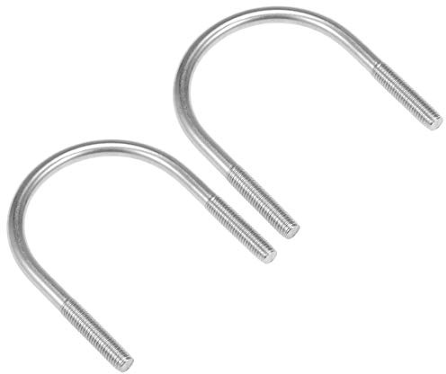 sourcing map 2pcs Boulon en U fixation M10 pour tuyau 76mm de diamètre | acier inoxydable 304