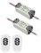 eMylo Smart Wireless RF Contrôleur de moteur Commutateur de relais Module DC 12V Moteur Télécommande Commutateur 5V-24V pour Rideau électrique/porte roulante/Pompe Commande Moteur Avant/Arrière 2 Pack
