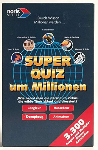 Noris Spiele Das Super-Quiz um Millionen - 3300 Fragen und Antworten 3544
