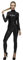 NET TOYS Hautenger Ganzkörper-Overall in Lack-Optik - Schwarz XS (30/32) - Eng anliegender Damen-Jumpsuit Catwoman - EIN Blickfang für Maskenball & Halloween