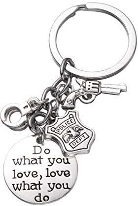 Schlüsselbänder Polizei Graduierung Schlüsselbund Charm Anhänger Geldbörse Auto Hängen Ornament Graduierung Souvenir für Doktorand Geschenk Parteibevorzugungen