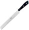 Coltellerie Berti 1895 - Coltello Pane Professionale Artigianale, Coltello Seghettato da Pane, Coltello per Torta, Coltello da Cucina Professionale (Nero)