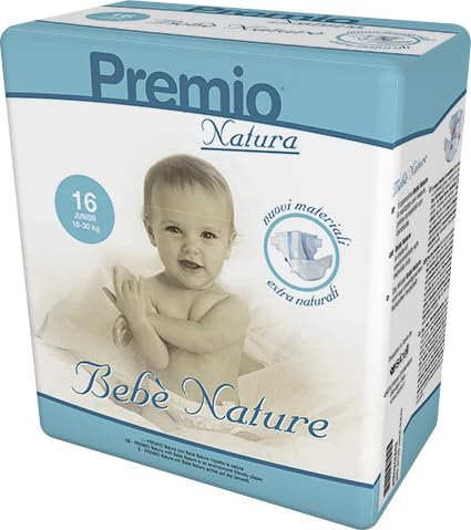 MiscappaLaPipì Babywindeln Junior 18/30 kg Größe 6, 96 Stück (6 Packungen x 16 Windeln), Löwensprint, Unisex, Chlorfrei, Schwimmwindeln