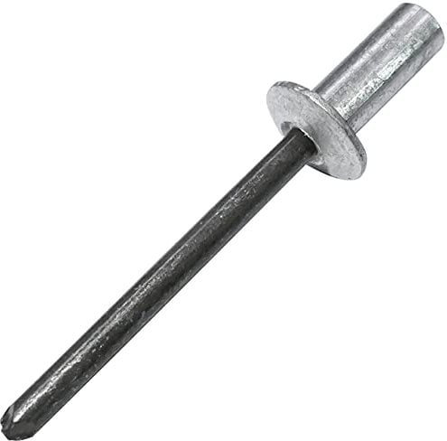 AERZETIX - C57315 - Lot de 20 Rivets scellés/étanches aveugles Ø4.8x12.5mm - rivet pop - rivet à rupture de tige lisse