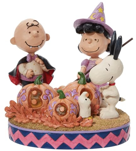 Peanuts By Jim Shore Halloween Peanuts Gang Figurine, 5.55 Inch