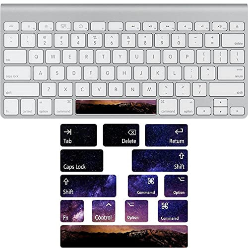 Keyboard Stickers Set English UK Replacement Non Transparent Stickers with Letters for Standard Keyboard Laptop Keyboard
