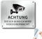 Goodvia Grundstück Wird Videoüberwacht Schild 15x12 cm,Videoüberwachung Selbstklebend Alu und vorgebohrte Löcher,Sichere Befestigung an Verschiedenen Oberflächen 1 Stück