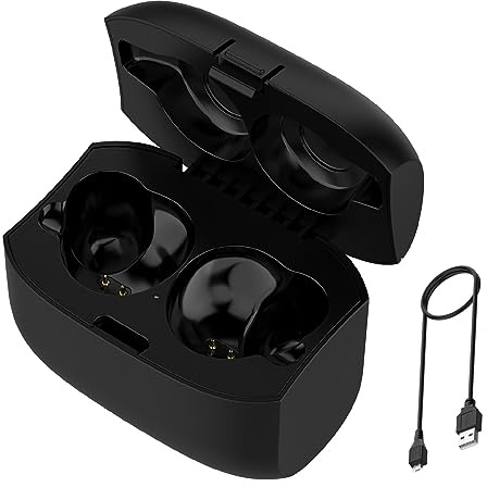 Charging Case for Jabra Elite Active 65t / Elite 65t,Earbuds Replacement Charger Case Cradle Dock,65t Headset Charging Compartment Storage and Charging Case (Earbuds not Included)