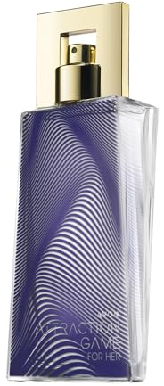 AVON Eau de Parfum Attraction Game para Ella - Fragancia de Mujer - Pimienta Rosa Picante, Intenso Chocolate Negro y Lujosas Maderas - 50 ml