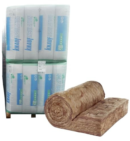 20x KNAUF Insulation/Palette Dämmrolle aus Glaswolle (2900x1200x180mm)