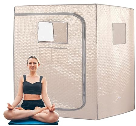 Fast Heating Home Sauna, Portable Steam Sauna Tent, 2 Person Sauna Tent Full Size Double, Sauna Tentull Body Home Spa For Relaxation Detox No Steamer Easy to Fold up, for Relaxation/Detox (Color : Ch