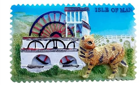 3D Isle of Man United Kingdom Fridge Magnet Tourist Souvenir Kitchen Refrigerator Magnet Decoration Hand Painted Craft