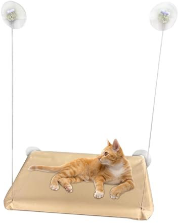 Letto per gatti montato su finestra, Mobili per gatti salvaspazio, amaca per gatti comoda trespolo per finestra per gatti, letto per gatti da appendere alla finestra, davanzale della finestra per