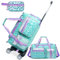 HTgroce Reisetasche Mit Rollen Rucksack Sporttasche Mit Rollen Schwimmtasche Sport Umhängetasche Duffel Bag Mit Kosmetiktasche Kulturtasche