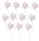 PHENOFICE 10st Windmühle Kinder Zeichnen Kinderspielzeug Party-windrad- Puzzle-Spielzeug Windräder Aus Papier Selber Machen Windspiel Spielzeug Gehirnspielzeug Weiß Plastik
