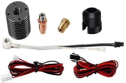 zhuhangyu Volcano Hotend 3D V6 24V 50W 60W for Voron 2,4 3D Drucker Keramik Heizung Kern Druckkopf for Voron Ender 3 CR10 MK3S(V6 Voron 24V 60W)