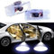 Duleutgnu 2 Stück Autotür Logo Türbeleuchtung LED Willkommen Logo Projektor Light 3D Tür Leuchtet Geister Shadow Lampe für Peugeot (Für Peugeot)