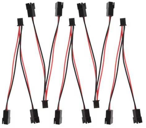 Panlouting 5 Pack | 1 zu 2 Lüfter Splitterkabel XH2.54 2-Pin Stecker für 3D Drucker | Motherboard Splitter Verlängerungskabel | 3D Drucker Zubehör