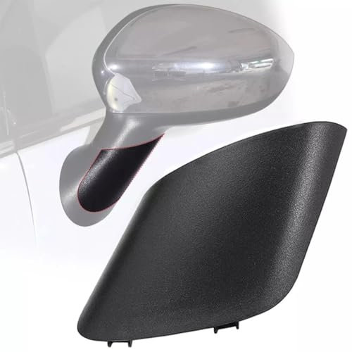FiTspi Tapa del vástago del espejo retrovisor para Fiat Grande Punto, tapa del tornillo del espejo retrovisor 735596884 735539385,cubierta del espejo retrovisor lateral (lado izquierdo del conductor)