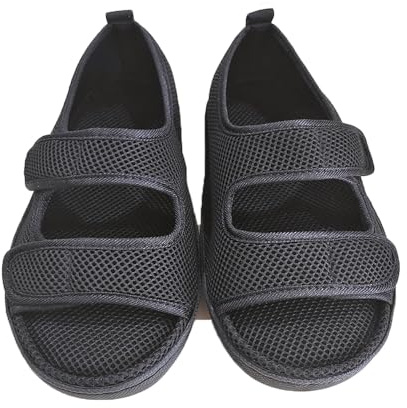 Scarpe Diabetiche Extra Larghe, Sandali Ortopedici, Scarpe Larghe per Anziani, Scarpe Terapeutiche Unisex per Piedi Sensibili