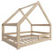 Need Sleep Kinderbett Haus Hausbett Bodentief 120x200 cm mit Rausfallschutz mit Lattenrost Bodenbett Montessori Bett ab 2 Jahre aus Holz Mädchen Junge Symmetrisch
