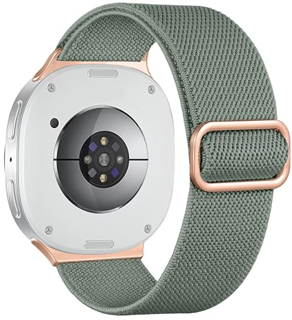 Elasticità Nylon Cinturini per Cinturino Galaxy Watch 8 40mm 44mm/8 Classic 46mm Uomo/Donna,Elastic Stoffa Sport Loop Band per Cinturino Galaxy Watch 8 Classic 46mm/Cinturini Samsung Watch 8 44 40mm