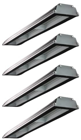 LUXULA 4 Stück Basic LED Hallenstrahler 150W 15000lm, 4000K, IK06 | 4000K Neutralweiß, IP65 IK06, Industrie Deckenleuchte, linear High Bay Hallenleuchte, Werkstattlampe, Garagenleuchte