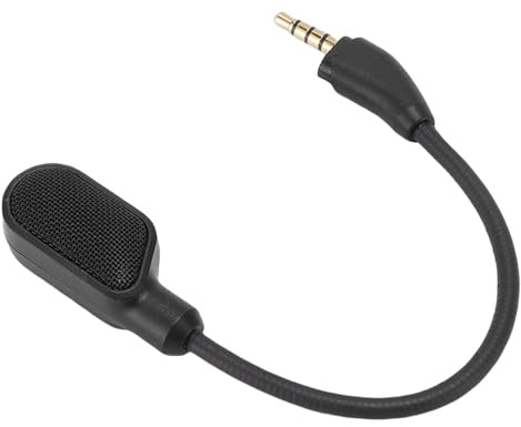 Topiky Mikrofonersatz für Hyper X Cloud III, Omnidirectional Pickup Stornierungs Gaming Headset Mikrofon mit LED Stummschaltindikator, für Klare Kommunikation und Strategische