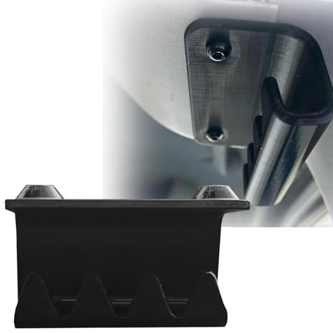 Sitaitong Wohnmobil Kleiderhaken für die B-Säule Hakenleiste für Camper & Wohnwagen, Robuste Garderobe aus PETG Jackenhalter & Organizer inkl. Schrauben (1Stück)