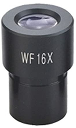 Mikroskop-Zubehör-Kit Biologisches Mikroskop-Okular WF5x WF10X WF15x WF16x WF20X WF25X Zubehör Weitwinkelobjektiv Monocular Okulars Mikroskopische Objektträger(1PC WF16X)