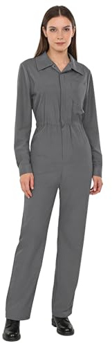 iiniim Ladies Heavy Duty Boiler Suit Regular Workwear Boiler Suit Coverall Overall Tuff Workshop Warehouse