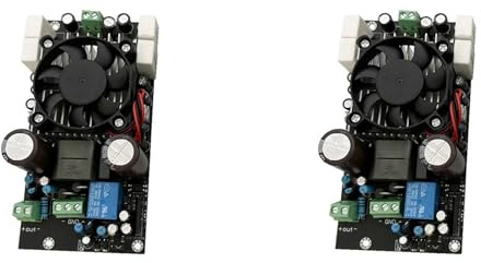 Deechate 2X HIFI IRS2092S 1000W Class D Digital Power Amplifier Board Subwoofer Full Frequency Power Amplifier Board DC45V-80V