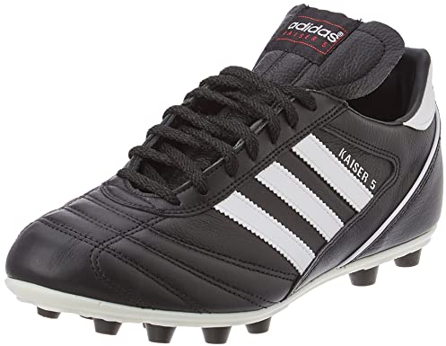 adidas - Kaiser 5, Herren Fußballschuhe,Schwarz (Black/Running White Ftw), 41 1/3 EU