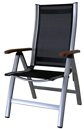 Sun Garden Alu Sun Star Comfort Klappsessel - Silber