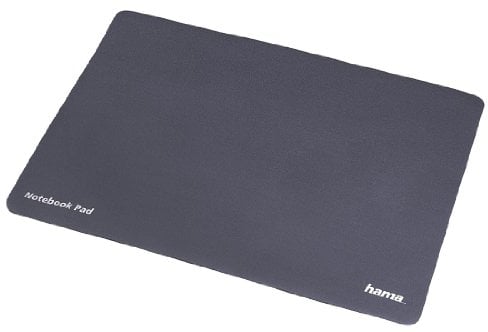 Hama Mouse-Pad 3in1: Mikrofaser-Mauspad, Display-Schutz und Reinigungs-Tuch, geeignet für Notebooks mit Einer Bildschirmdiagonale von 40cm (15,6 Zoll), anthrazit