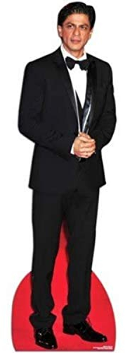 Star Cutouts Ausschnitt von Shah Rukh Khan, Schwarz, Weiß, Rot
