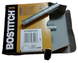 Bostitch Staples 14mm Box of 5.000 Pieces, 12BOSB501914 (Box of 5.000 Pieces)
