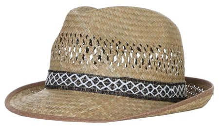 Harrys-Collection Herren Strohhut Erntehut!, Größe:56