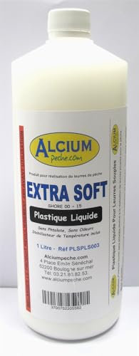ALCIUMPECHE Bouteille de Plastique Liquide 1L - Extra Soft Extra Souple