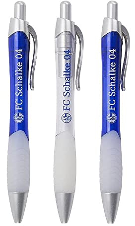 FC Schalke 04 Kugelschreiber/Pen/Stifte 3er Set S04