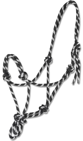 WALDHAUSEN Knotenhalfter, WB, schwarz