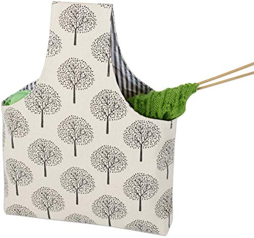 Teamoy Stricktasche für Stricknadeln bis zu 35,5 cm lang, baum, S