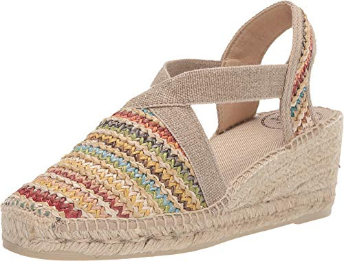 Toni Pons TER - Vegane Keil-Espadrille für Damen Baumwolle.