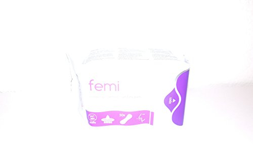 Femilady Salvaslip Damenbinden ohne Flügel, 8 Schichten, 30 Stück, 100 ml, 30 Stück, 1